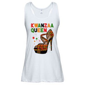 Kwanzaa Queen African American Africa Pride Black  Ladies Essential Flowy Tank