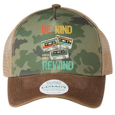 Kindness Quote Be Kind Words DonT Rewind Inspirational Legacy Tie Dye Trucker Hat