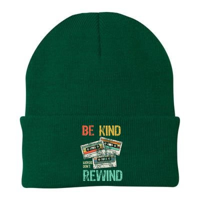 Kindness Quote Be Kind Words DonT Rewind Inspirational Knit Cap Winter Beanie