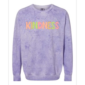 Kindness Quote Colorful Colorblast Crewneck Sweatshirt