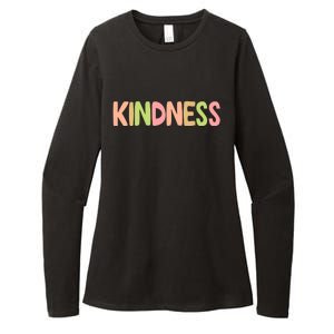 Kindness Quote Colorful Womens CVC Long Sleeve Shirt