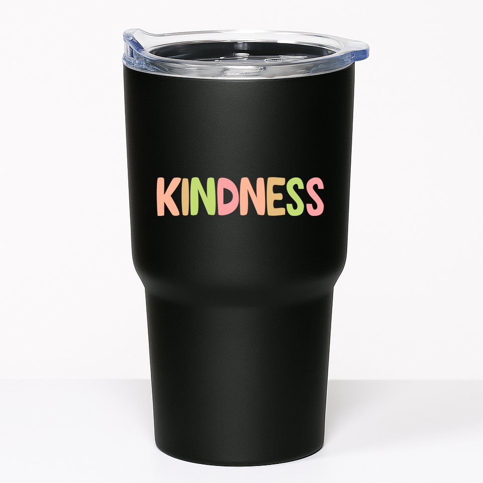 Kindness Quote Colorful Tumbler