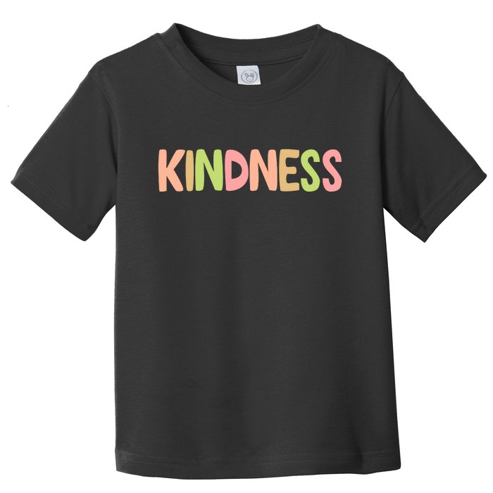 Kindness Quote Colorful Toddler T-Shirt