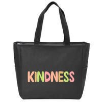 Kindness Quote Colorful Zip Tote Bag