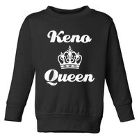 Keno Queen Casino Lover Toddler Sweatshirt