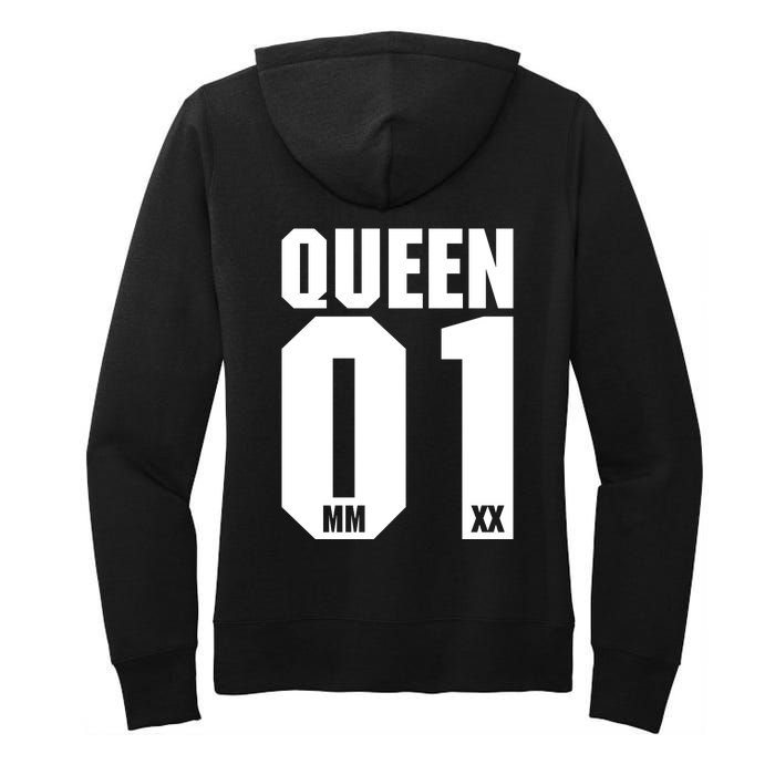 King & Queen 01 Family Matching Outfits Queen Mom Women's Pullover Hoodie