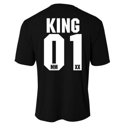 King & Queen 01 Family Matching Outfits King Dad Performance Sprint T-Shirt