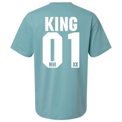 King & Queen 01 Family Matching Outfits King Dad Sueded Cloud Jersey T-Shirt