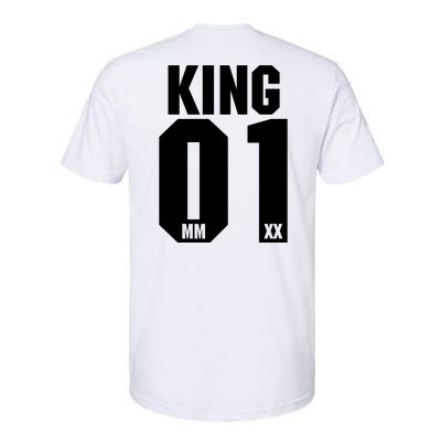 King & Queen 01 Family Matching Outfits King Dad Softstyle CVC T-Shirt