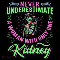 Kidney Quote For A Kidney Donor Lady 16 in Basic Backpack