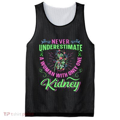 Kidney Quote For A Kidney Donor Lady Mesh Reversible Basketball Jersey Tank