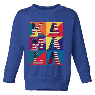 Kamala Quilt Toddler Sweatshirt