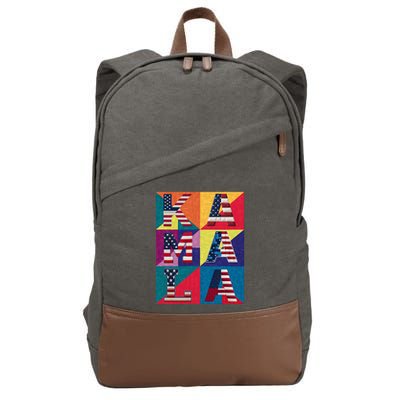 Kamala Quilt Cotton Canvas Backpack