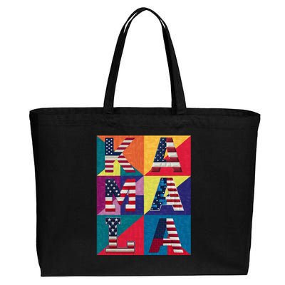 Kamala Quilt Cotton Canvas Jumbo Tote