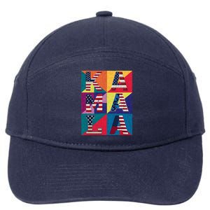 Kamala Quilt 7-Panel Snapback Hat