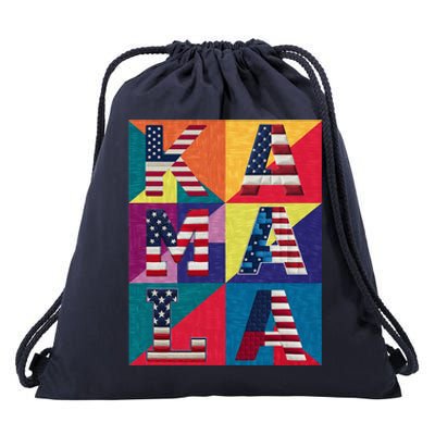 Kamala Quilt Drawstring Bag