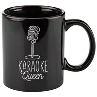 Karaoke Queen Microphone Musical 11oz C Handle Ceramic Mug