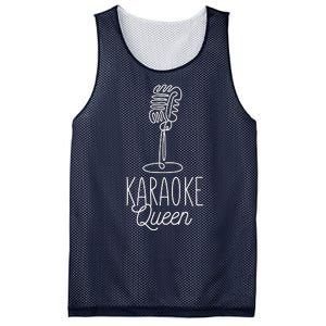 Karaoke Queen Microphone Musical Mesh Reversible Basketball Jersey Tank