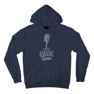 Karaoke Queen Microphone Musical Tall Hoodie