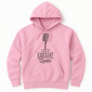 Karaoke Queen Microphone Musical Hoodie