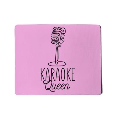 Karaoke Queen Microphone Musical Mousepad