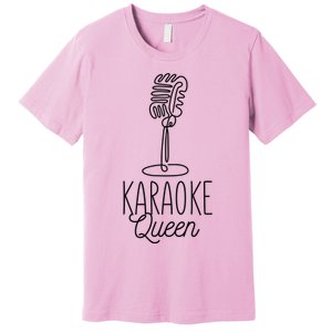 Karaoke Queen Microphone Musical Premium T-Shirt