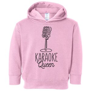 Karaoke Queen Microphone Musical Toddler Hoodie