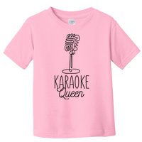 Karaoke Queen Microphone Musical Toddler T-Shirt