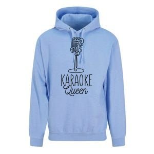 Karaoke Queen Microphone Musical Unisex Surf Hoodie