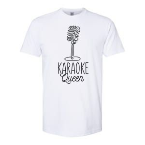 Karaoke Queen Microphone Musical Softstyle CVC T-Shirt