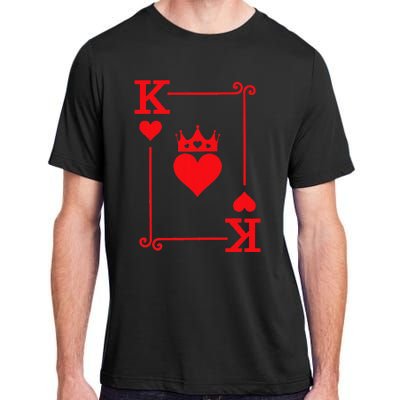 King & Queen of Hearts Matching Couple King of Hearts Adult ChromaSoft Performance T-Shirt