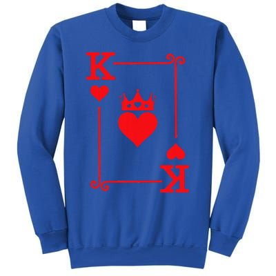 King & Queen of Hearts Matching Couple King of Hearts Sweatshirt