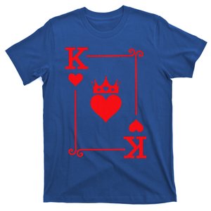 King & Queen of Hearts Matching Couple King of Hearts T-Shirt