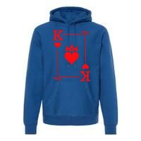 King & Queen of Hearts Matching Couple King of Hearts Premium Hoodie