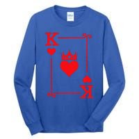 King & Queen of Hearts Matching Couple King of Hearts Tall Long Sleeve T-Shirt