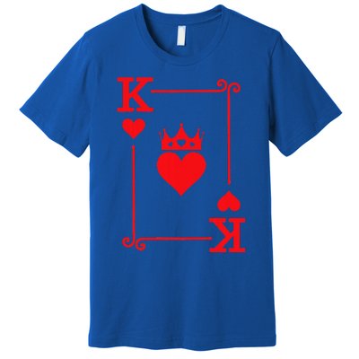 King & Queen of Hearts Matching Couple King of Hearts Premium T-Shirt