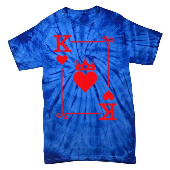 King & Queen of Hearts Matching Couple King of Hearts Tie-Dye T-Shirt