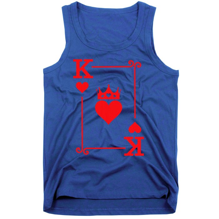 King & Queen of Hearts Matching Couple King of Hearts Tank Top