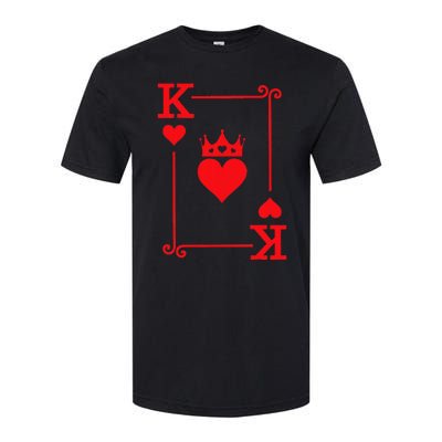 King & Queen of Hearts Matching Couple King of Hearts Softstyle CVC T-Shirt