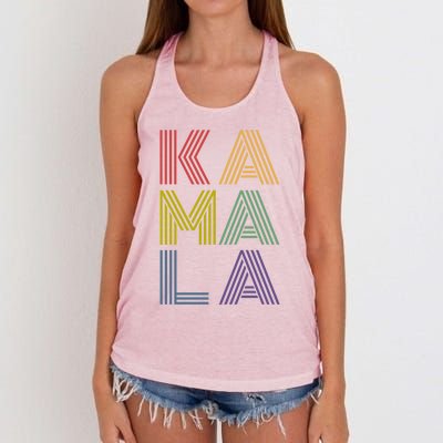 Kamala Retro 70s Vintage Gift Women's Knotted Racerback Tank