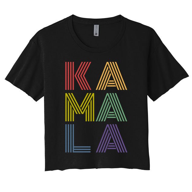 Kamala Retro 70s Vintage Meaningful Gift Crop Top