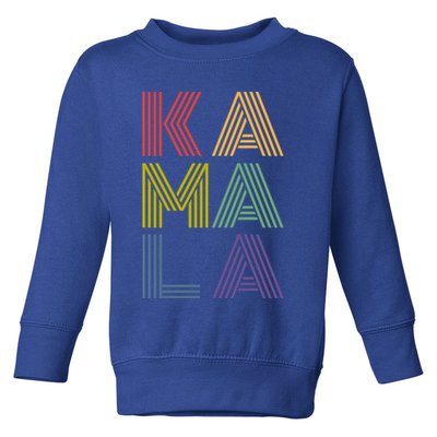Kamala Retro 70s Vintage Meaningful Gift Toddler Sweatshirt