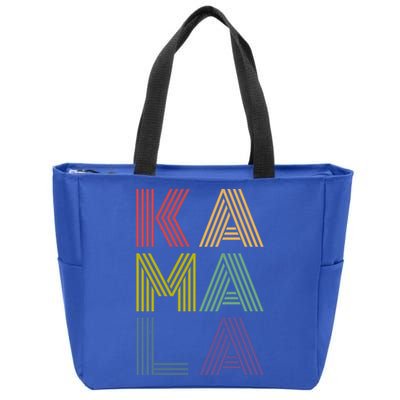 Kamala Retro 70s Vintage Meaningful Gift Zip Tote Bag