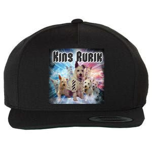 King Rusya 80s Design King Rurik Cute Wool Snapback Cap