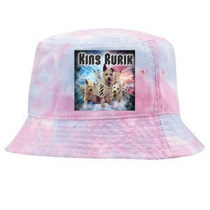 King Rusya 80s Design King Rurik Cute Tie-Dyed Bucket Hat