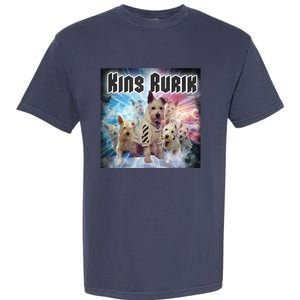 King Rusya 80s Design King Rurik Cute Garment-Dyed Heavyweight T-Shirt