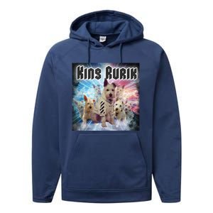 King Rusya 80s Design King Rurik Cute Performance Fleece Hoodie