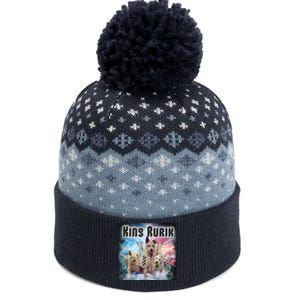 King Rusya 80s Design King Rurik Cute The Baniff Cuffed Pom Beanie