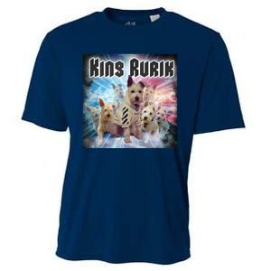 King Rusya 80s Design King Rurik Cute Cooling Performance Crew T-Shirt