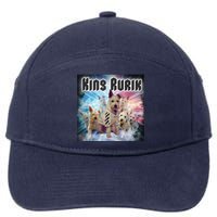 King Rusya 80s Design King Rurik Cute 7-Panel Snapback Hat